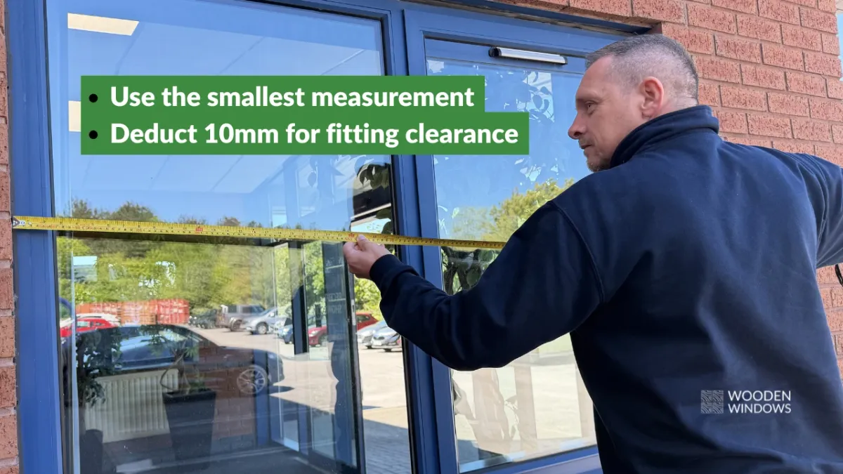 Deduct 10mm for fitting clearance (width)