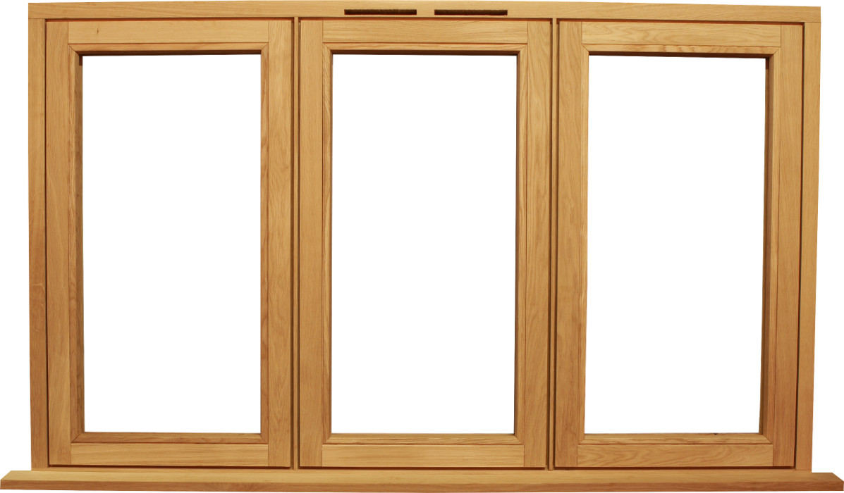 Flush Casement Windows Image White oak flush casement window (closed)