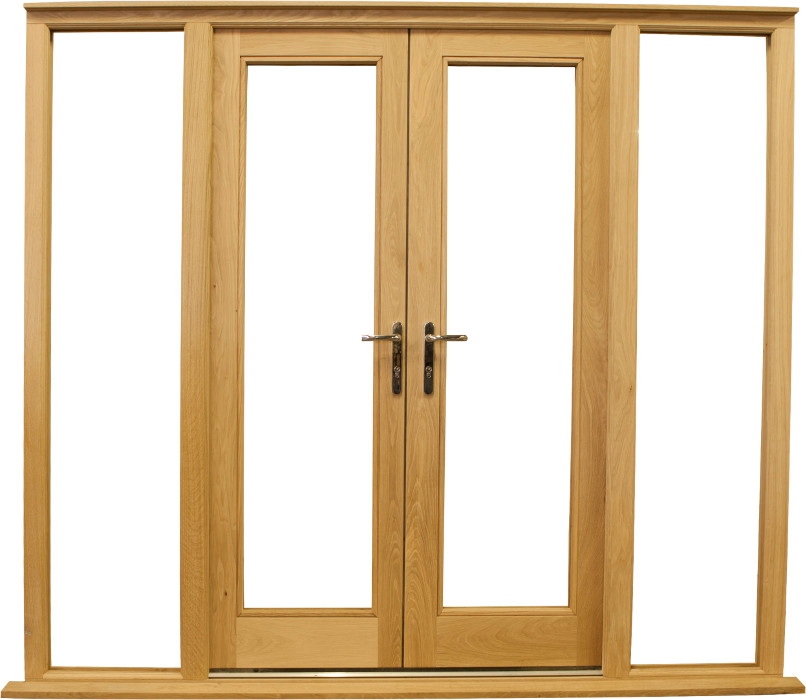 Doors Image Oak door set (viewed from outside)